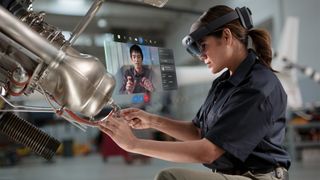 Microsoft HoloLens 2 at work