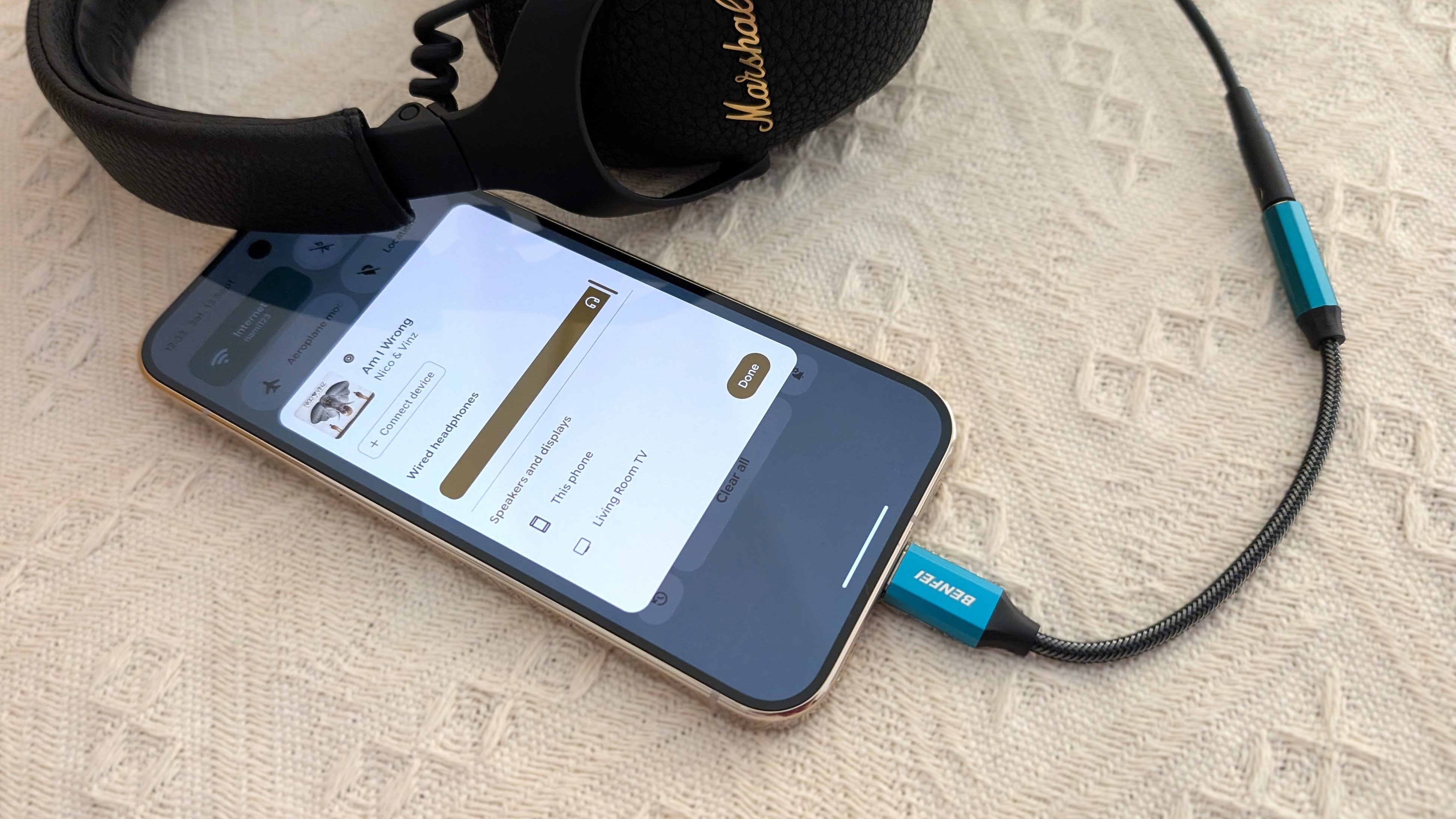 BENFEI USB-C to Audio Jack Adapter with DAC chipset