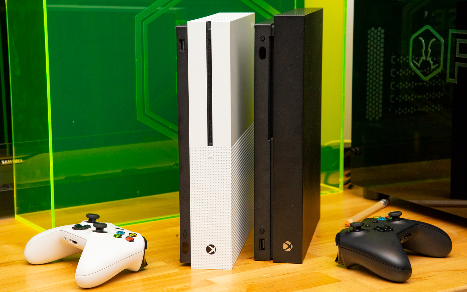 The Xbox One S and Xbox One X. Credit: Tom's Guide
