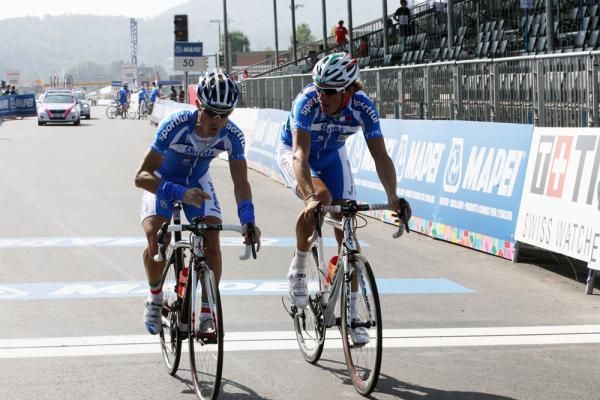 Damiano Cunego and Filippo Pozzato