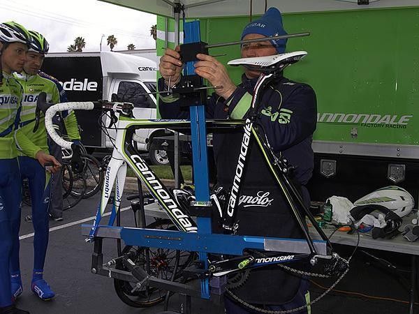 Liquigas isn't content to simply use basic measurement tools