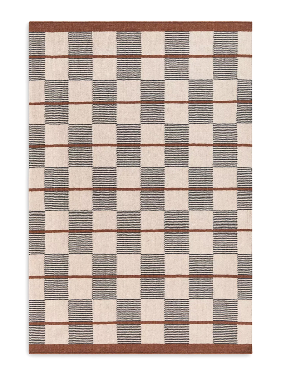 John Lewis, Betula Checkerboard Flatweave Rug
