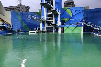 The Olympic diving pool in Rio officially closed on Friday after in began turning green on Tuesday.