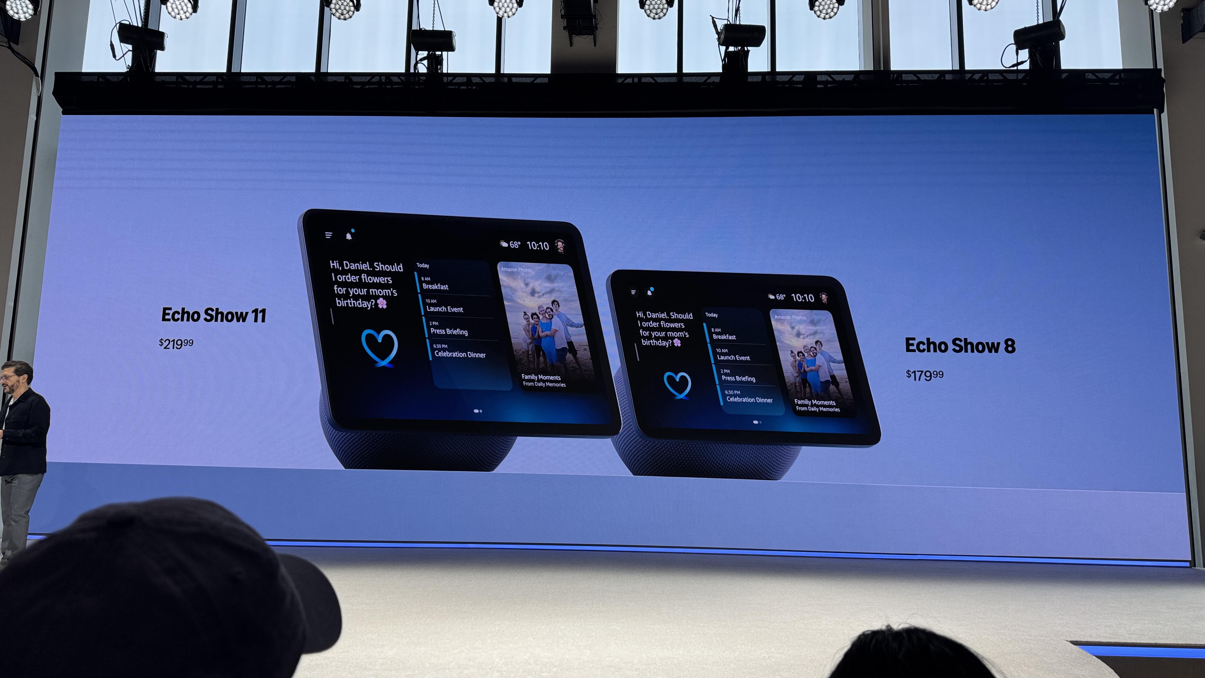 Amazon event 2025 Echo Show 8 and Echo Show 11