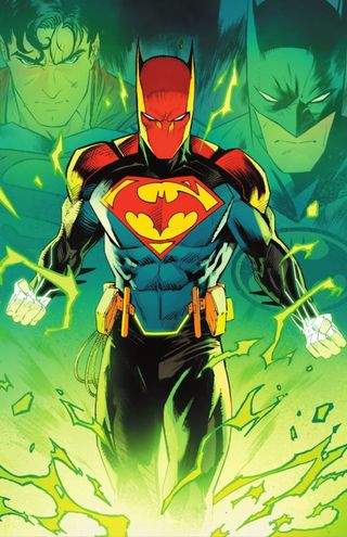 The Superman-Batman-Green Lantern hybrid from World's Finest #4