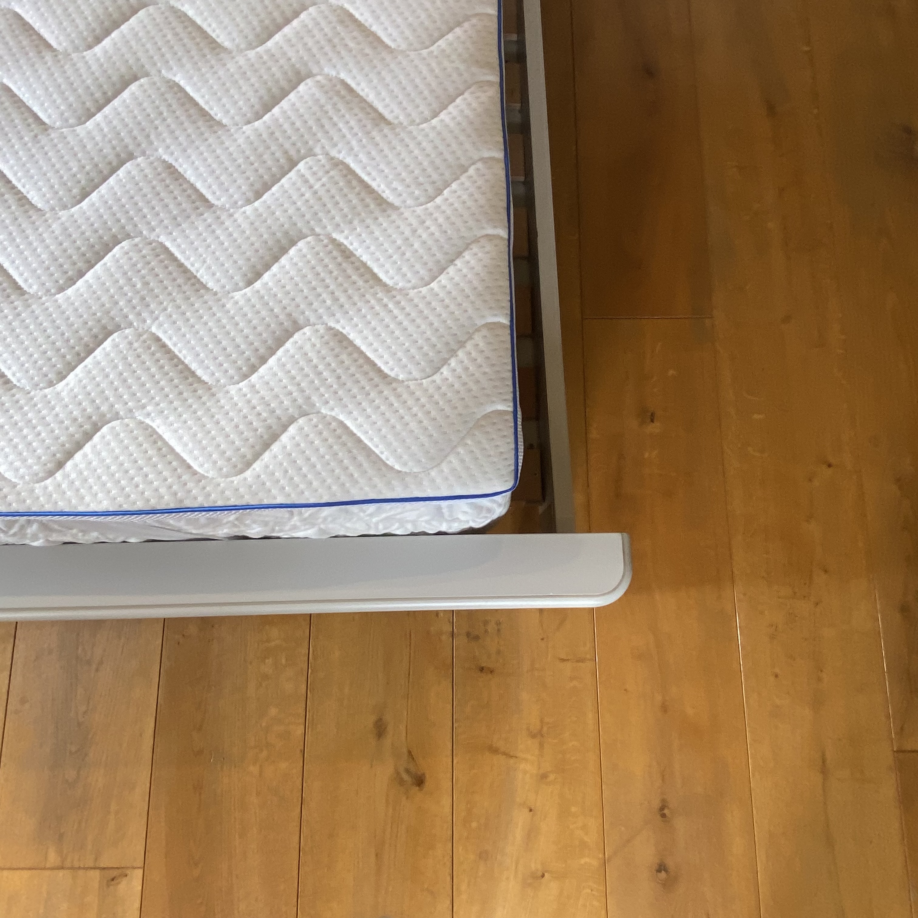 Slumberdown Memory Foam Gel Mattress Topper being tested at home