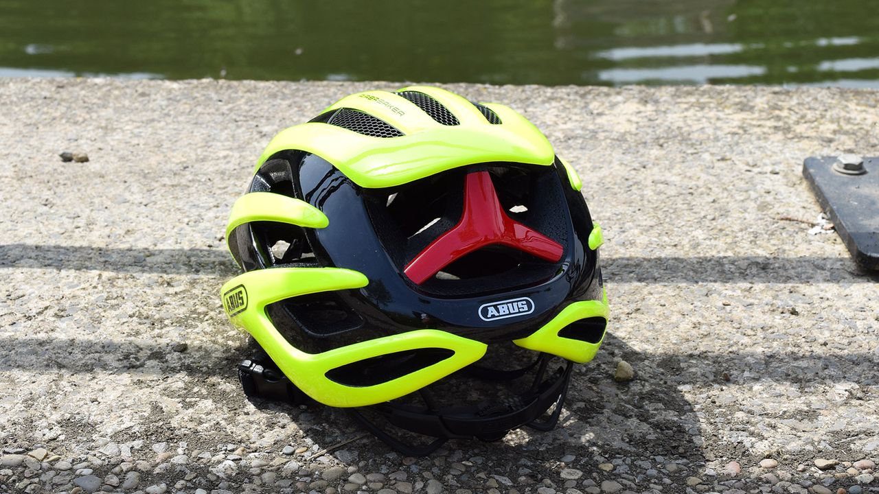 Abus say the Airbreaker features channelling on the inside of the helmet to improve air flow