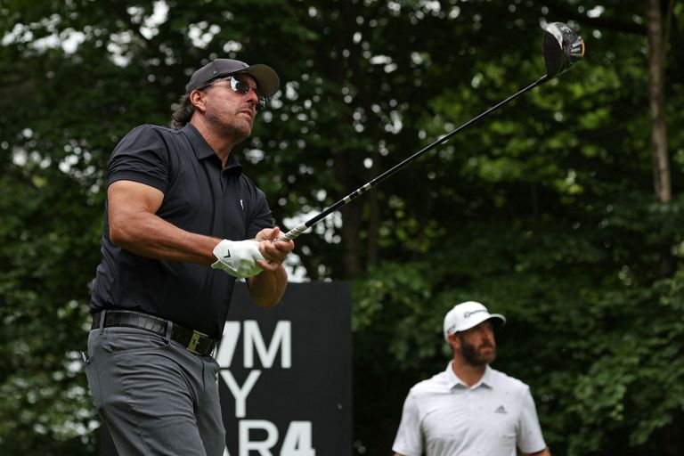 Phil Mickelson and Dustin Johnson are among the American golfers who have drawn the outrage of the 9/11 Families United group after signing with LIV Golf