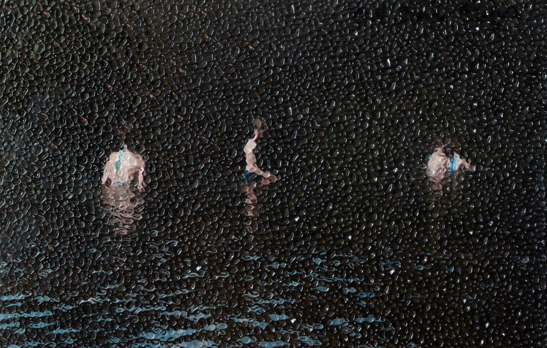 people in water