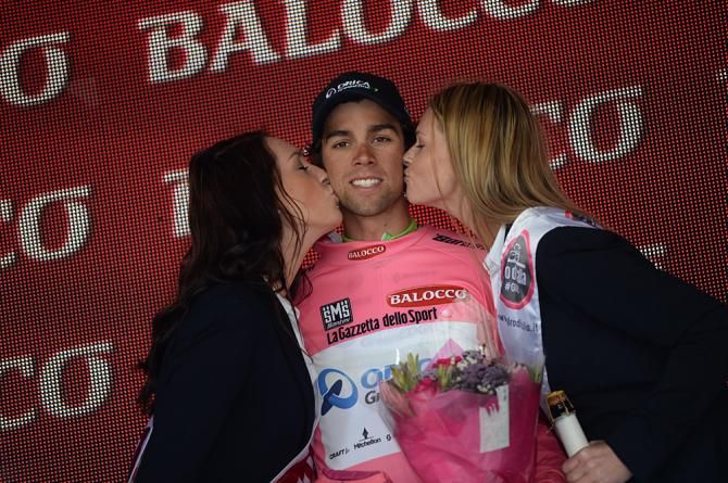 Michael Matthews (Orica-GreenEdge) still in the race lead in the Giro d'Italia after stage 3