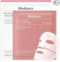 Biodance Bio Collagen Real Deep mask four pack| 46% off at AmazonNow &pound;8.03