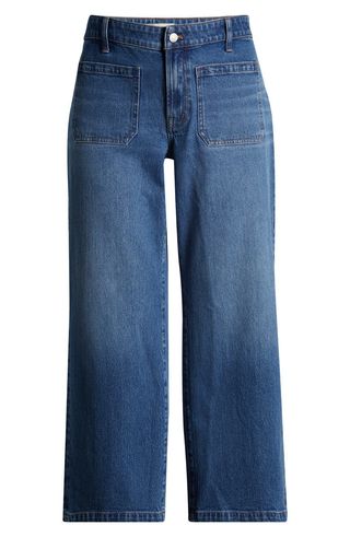 The Perfect Vintage Patch Pocket Wide Leg Jeans