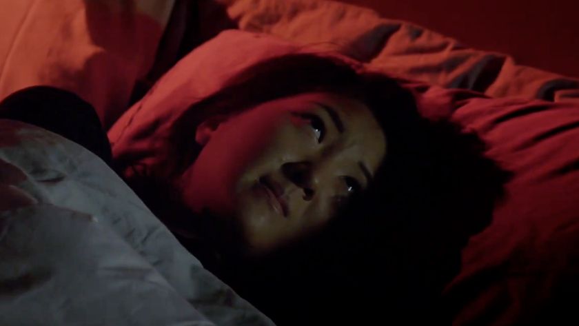 Clips from the sleep paralysis segments in The Nightmare (2015). 