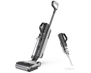 Tineco Floor One S5 wet and dry vacuum cleaner with handheld attachment displayed