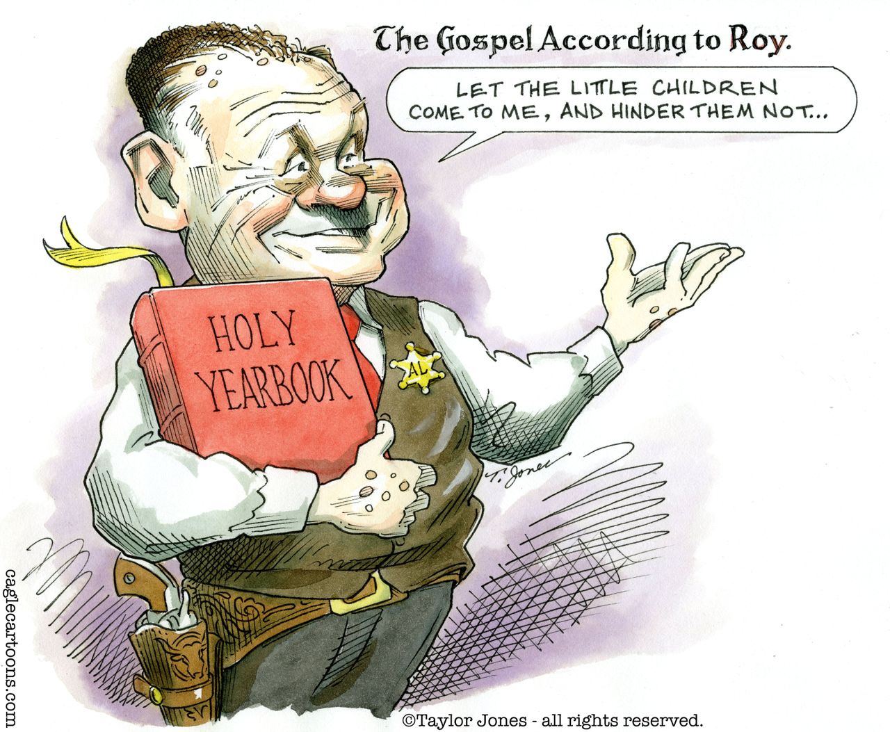 Political cartoon U.S. Roy Moore sexual harassment