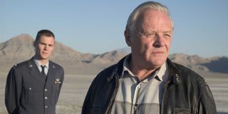 Antony Starr and Anthony Hopkins in The World's Fastest Indian