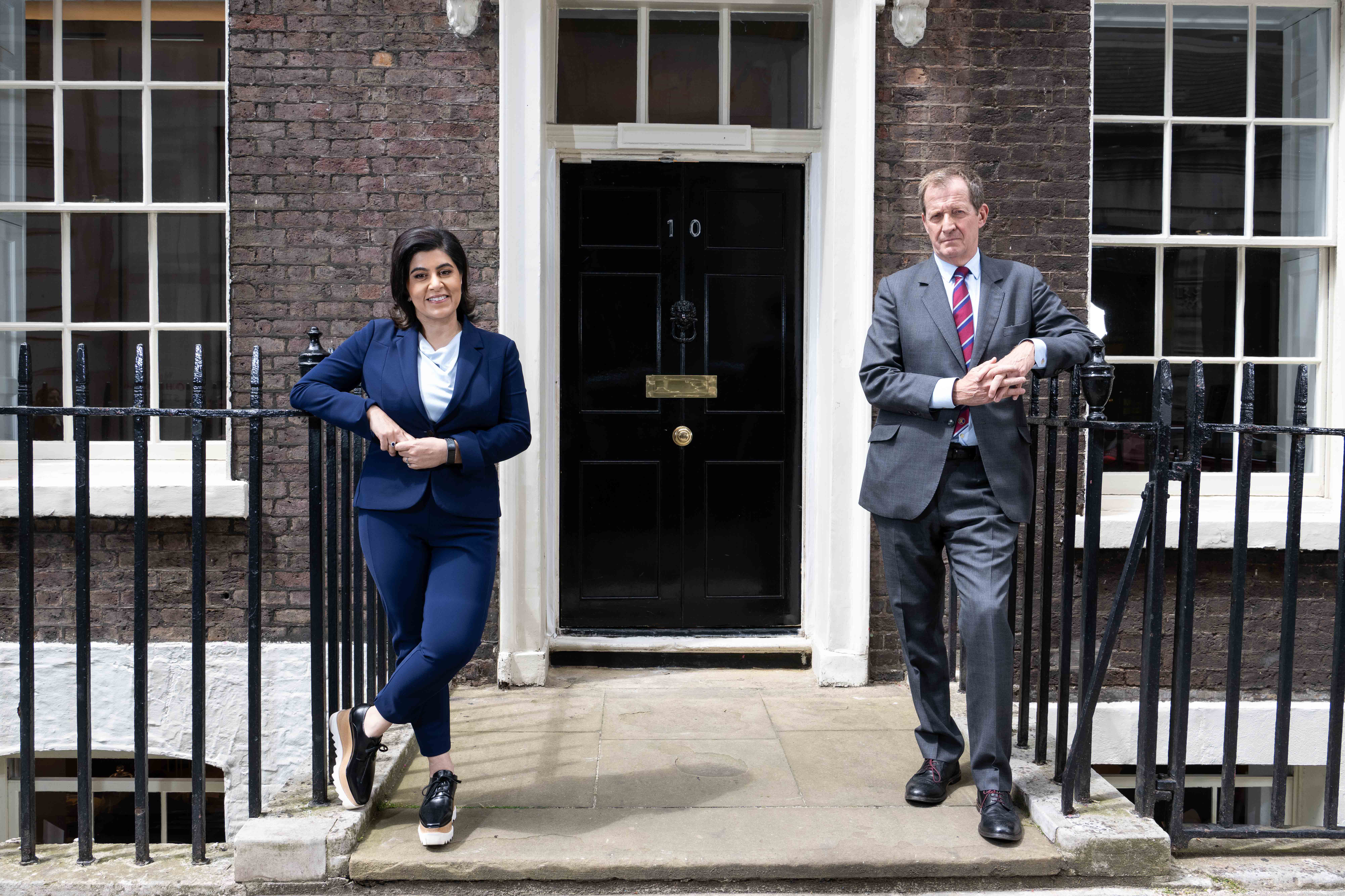 Sayeeda Warsi and Alastair Campbell.