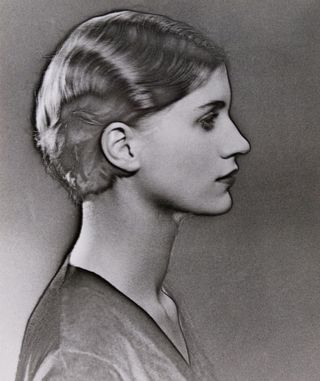 Solarized portrait of Lee Miller by Man Ray