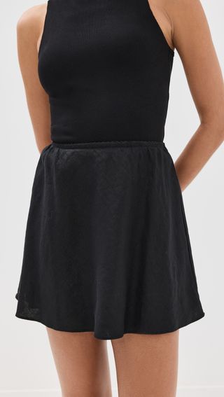 Brandy Linen Skirt
