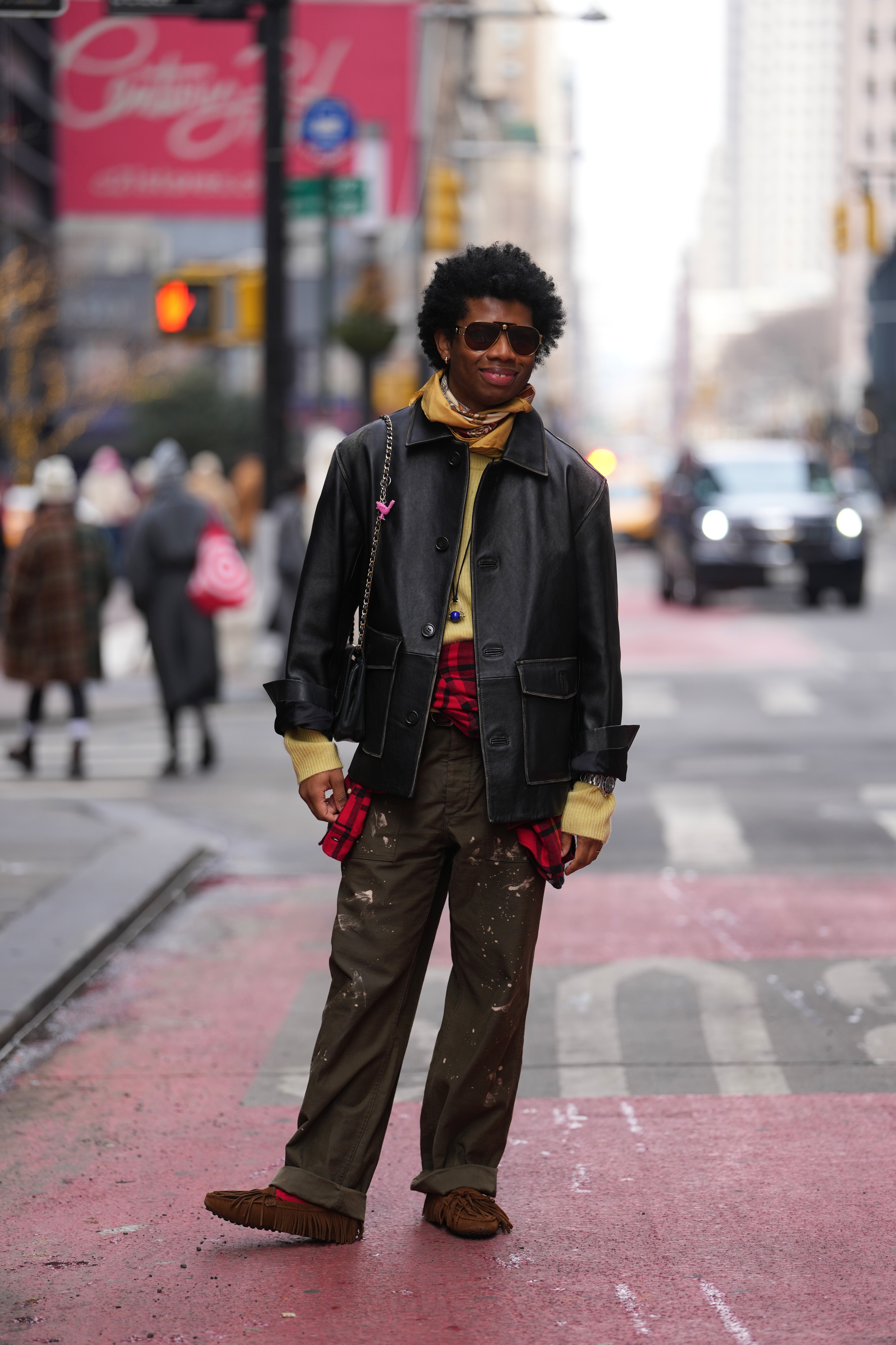 New Yorker in loafers.