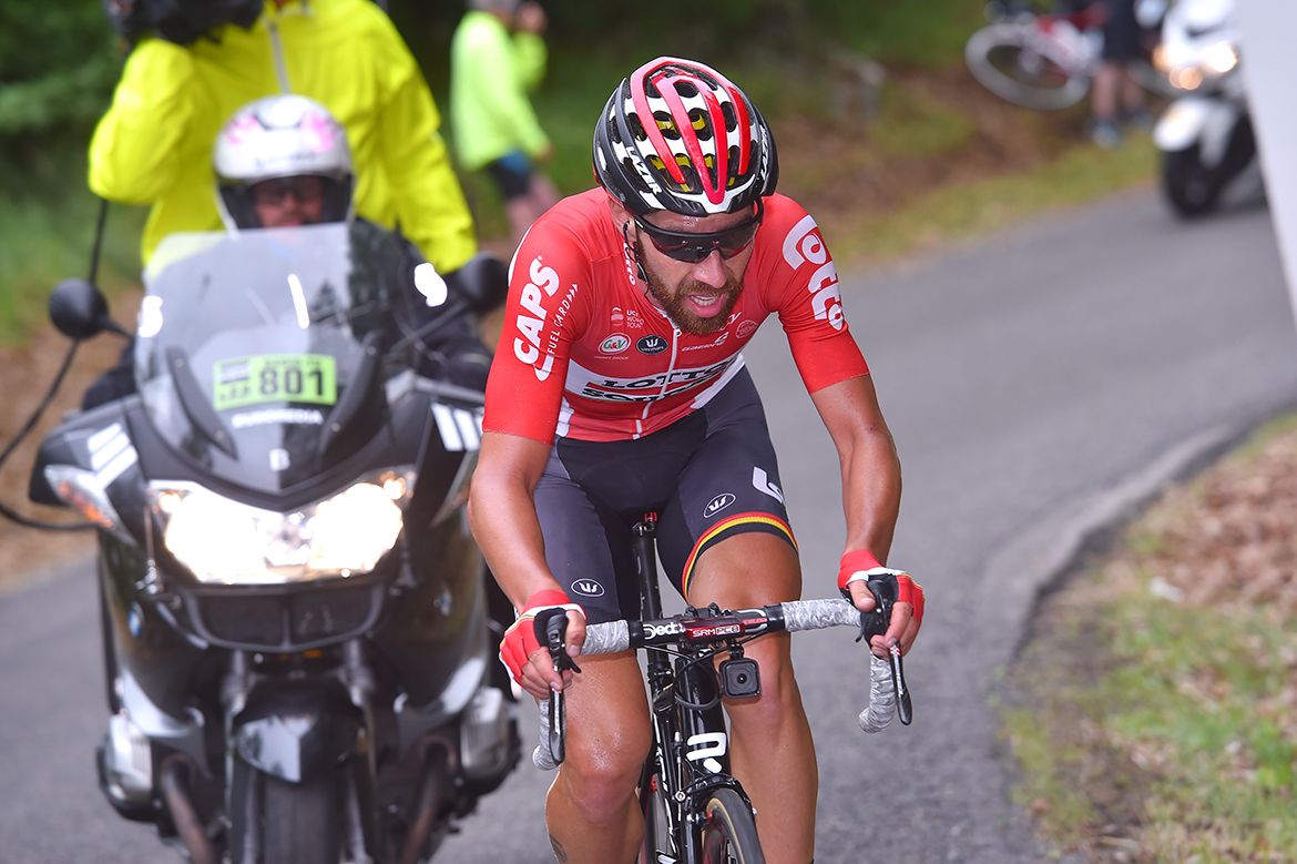 Thomas De Gendt going solo at the Crit&eacute;rium du Dauphin&eacute;