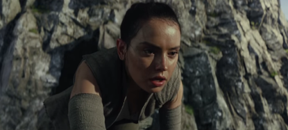 Rey in the first trailer for 'Star Wars: The Last Jedi'