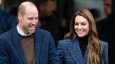 Catherine, Princess of Wales and Prince William, Prince of Wales depart the National Curling Academy with Prince William, Prince of Wales on January 20, 2026