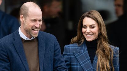 Catherine, Princess of Wales and Prince William, Prince of Wales depart the National Curling Academy with Prince William, Prince of Wales on January 20, 2026
