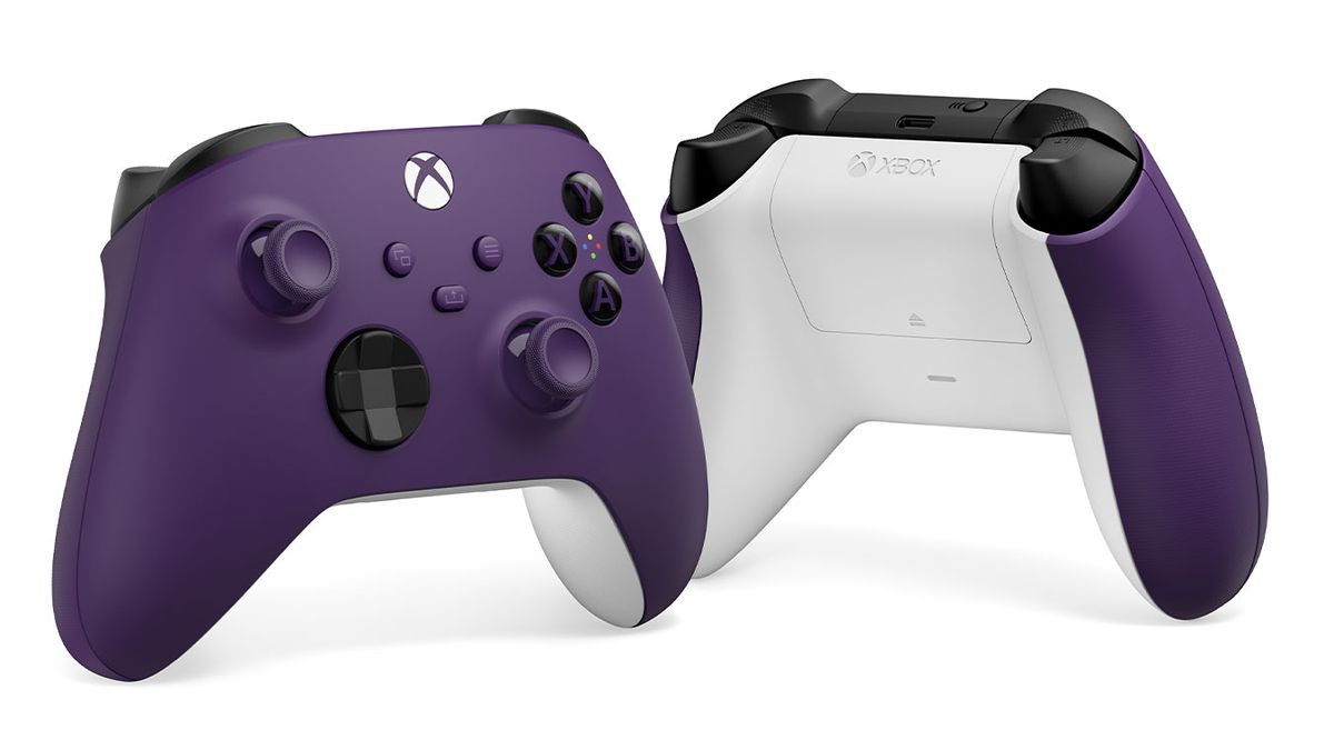 Xbox Series X|S wireless controller in Astral Purple.