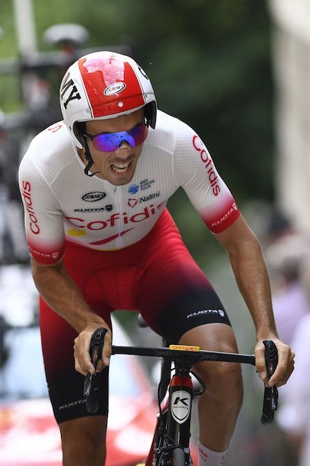 Christophe Laporte on his way to winning the prologue time trial at the 2019 Tour of Luxembourg