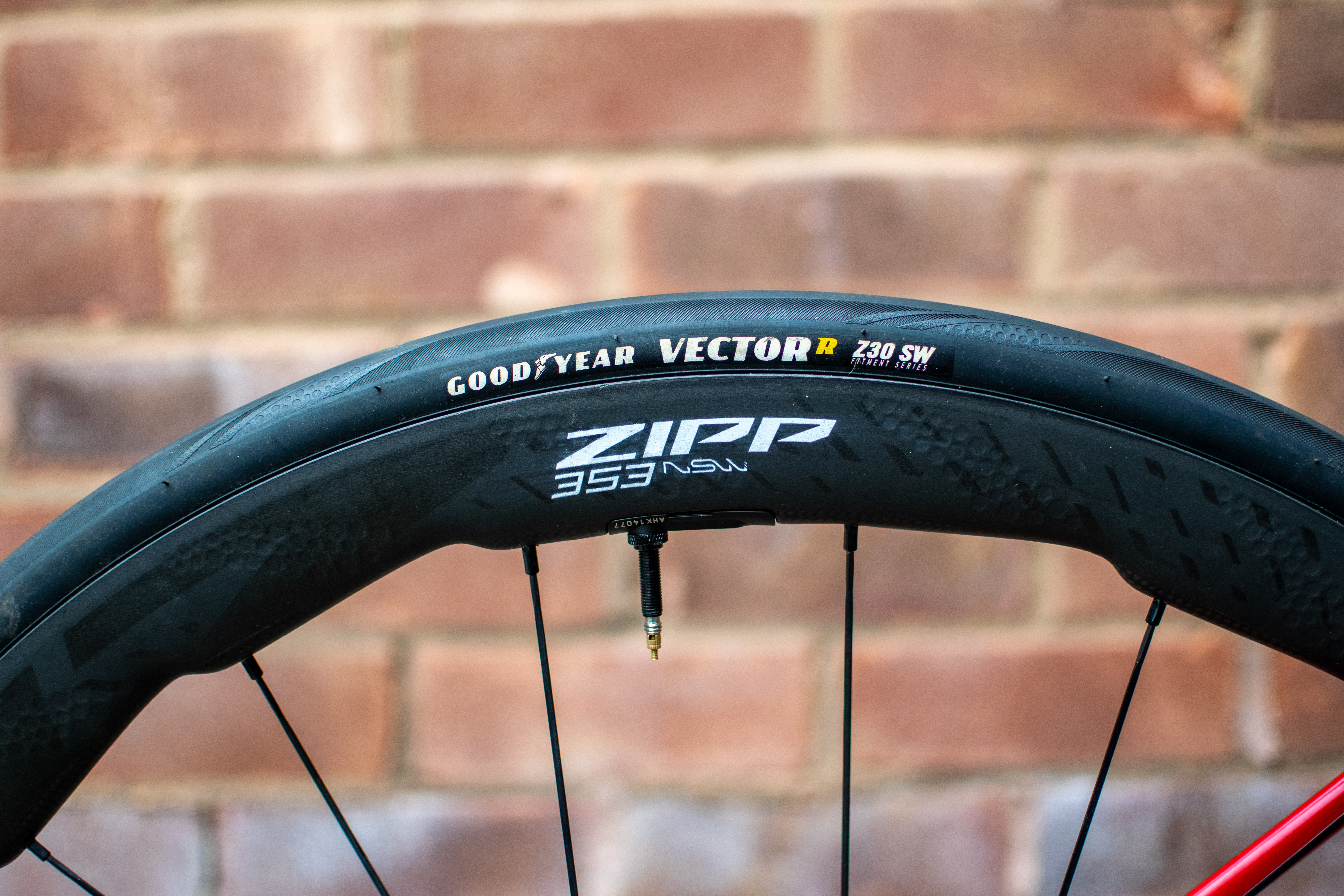 A Zipp 353 NSW wheel