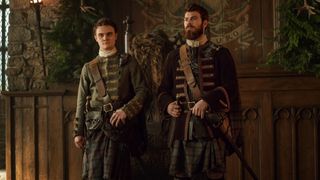 Seamus McLean Ross and Sam Retford in Outlander: Blood of my Blood.