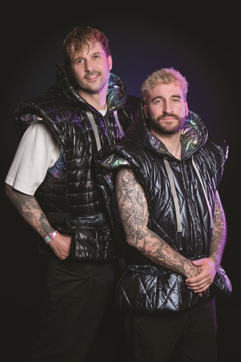Nico Sallach and Kevin Ratajczak of Electric Callboy