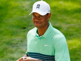 Tiger Woods: "No seriously, this is a smile."