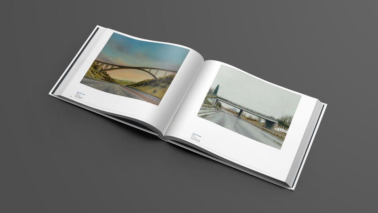 Spreads from The Architecture of Connection designed by Malcolm Garrett