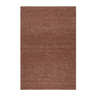 Melrose Checked Rug | Chestnut