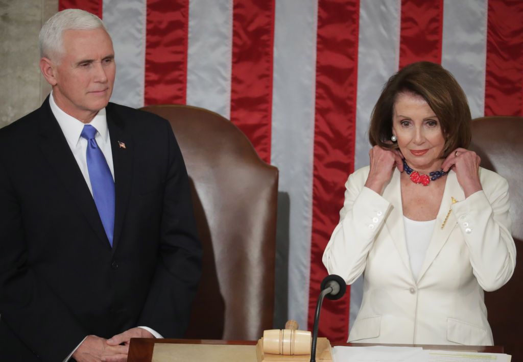 Nancy Pelosi and Mike Pence.