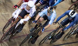 The scratch race at the 2022 Track World Championship