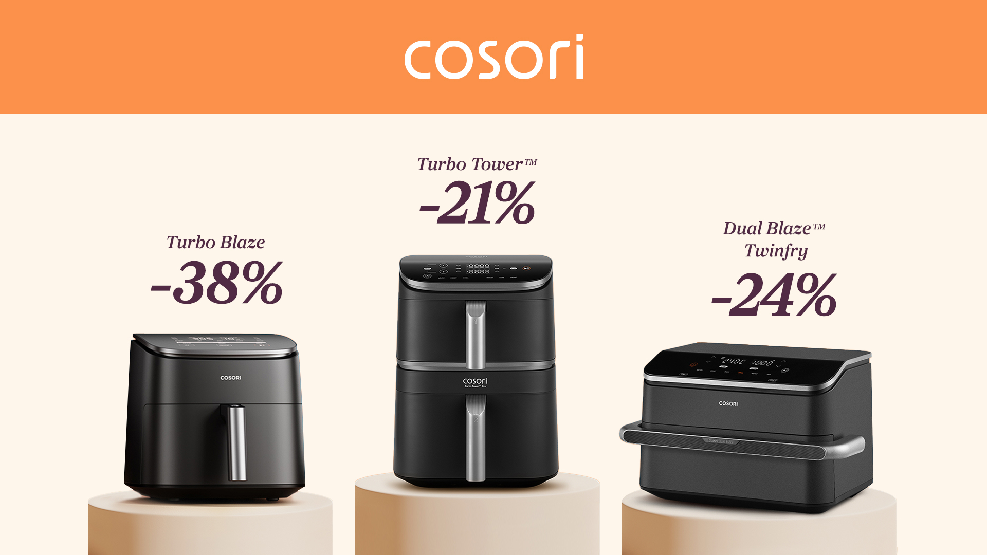 Corosi air fryers