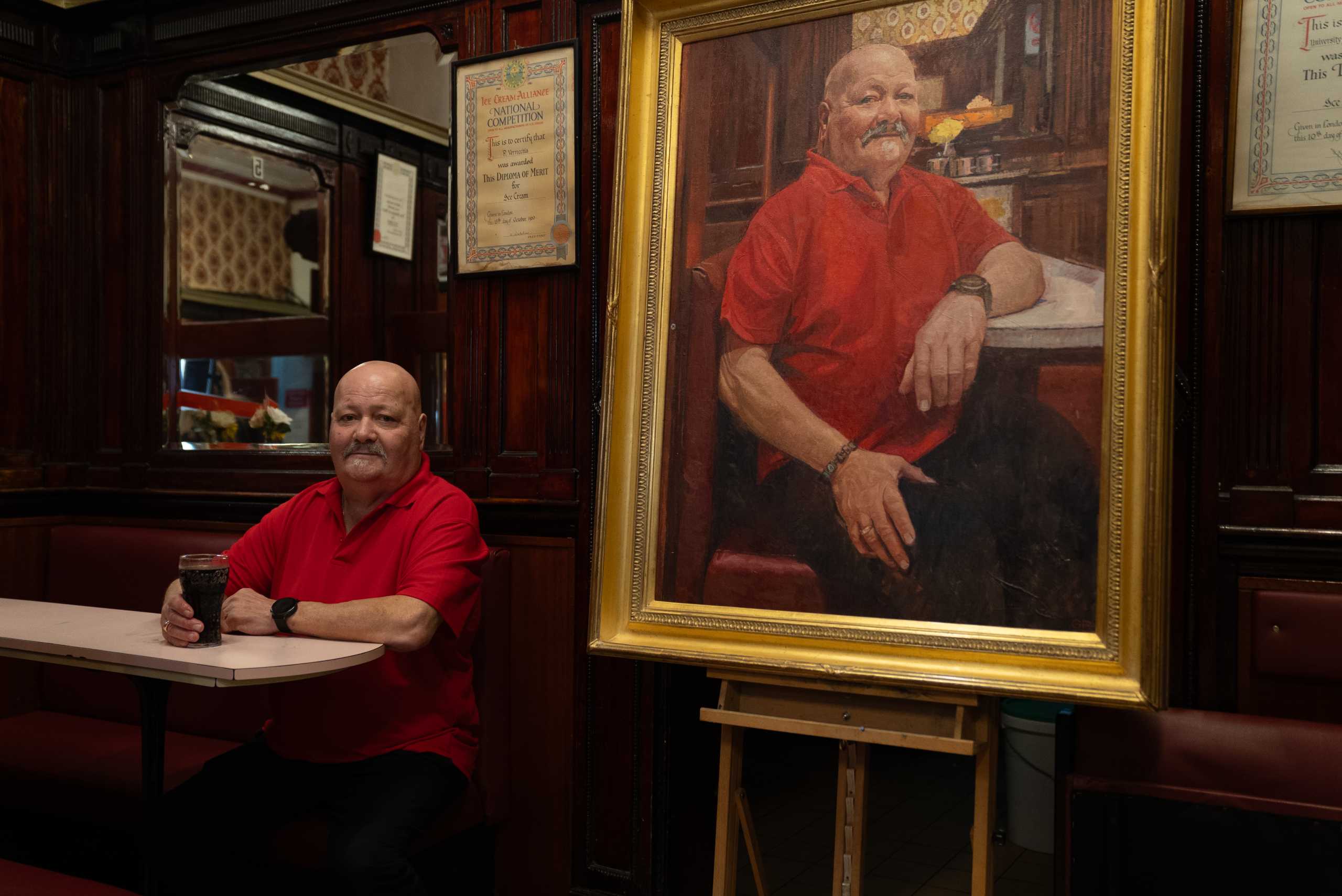 Portrait of Gino Verecchia by Gareth Reid
