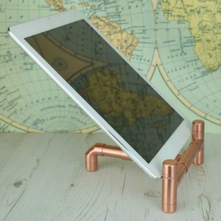 This copper stand is an easy way to smarten up your workspace