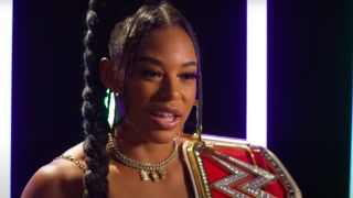 Bianca Belair in a WWE promo package