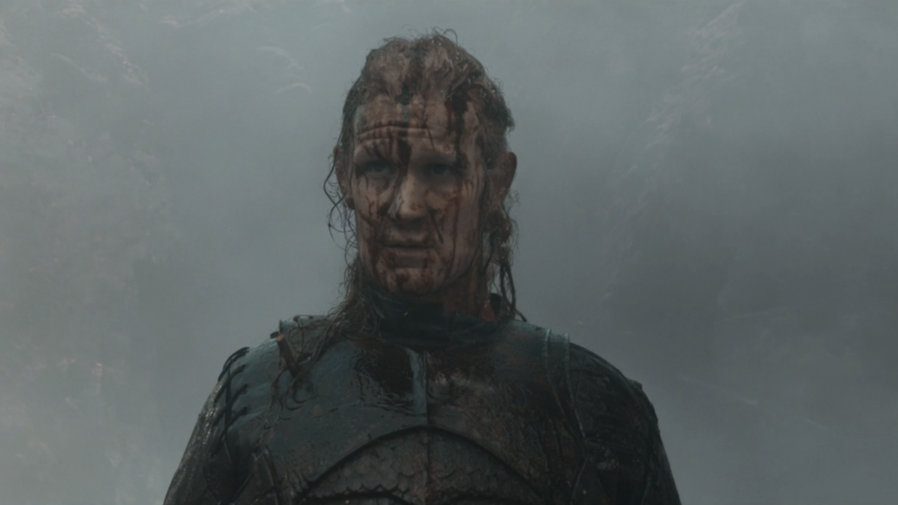 Matt Smith covered in blood as Daemon Targaryen in House of the Dragon
