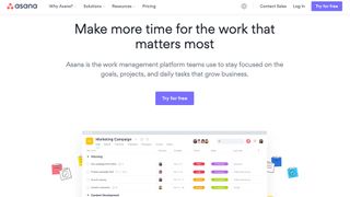 Time management - Asana