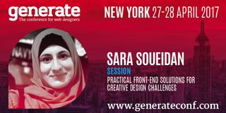 In her opening keynote at Generate New York Sara Soueidan will share some creative challenges and how she approached them using her frontend stack
