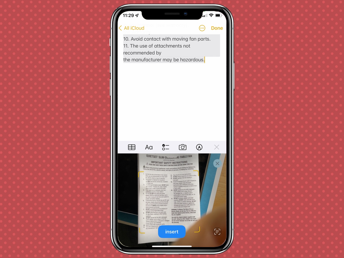 Как использовать живой текст в iOS 15 наведите камеру на текст