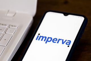 Thoma Bravo sells Imperva to Thales: Imperva's logo on a smartphone