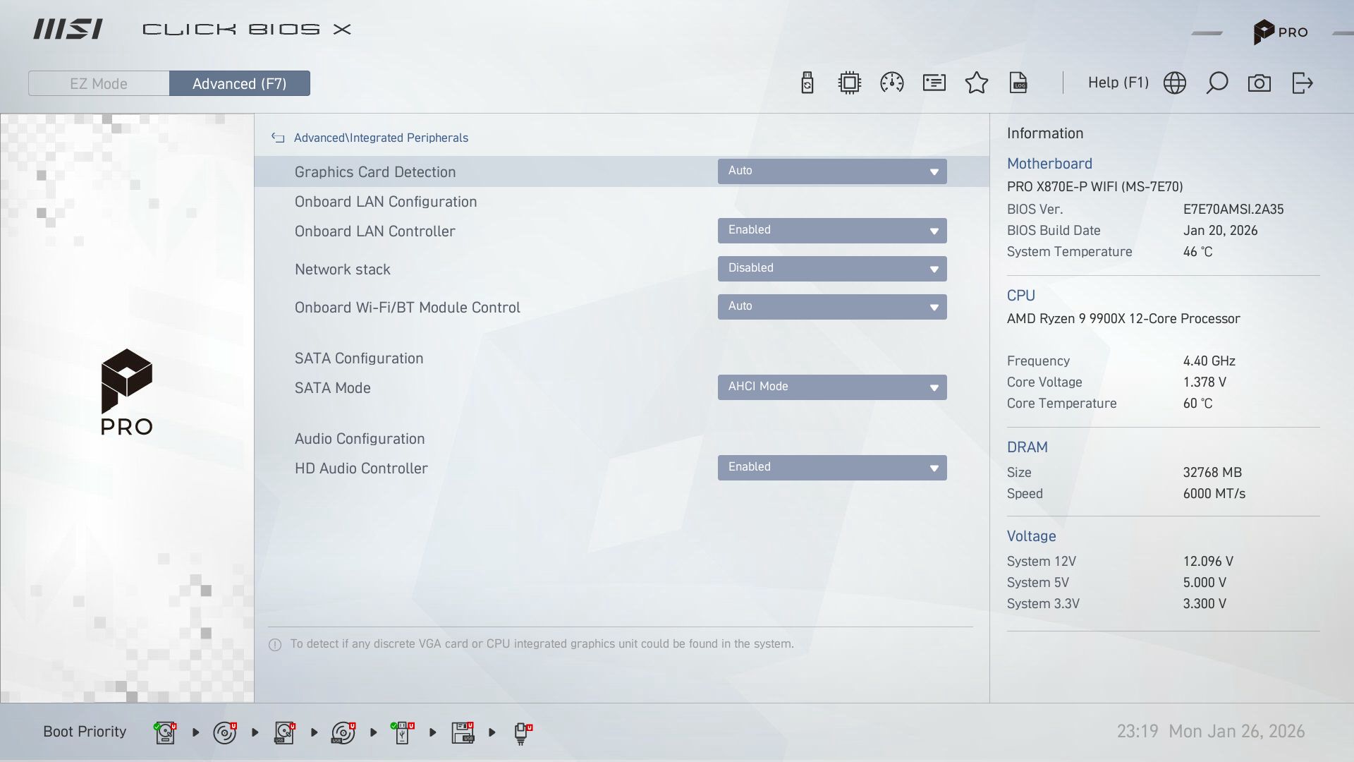 MSI Pro X870E-P Wifi