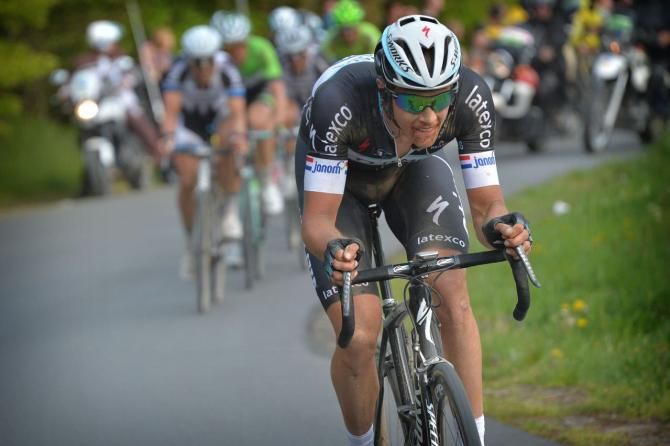 Niki Terpstra (Omega Pharma-QuickStep) goes on the attack