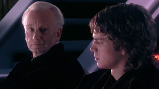 Palpatine tells Anakin the tragedy of Darth Plagueis the Wise